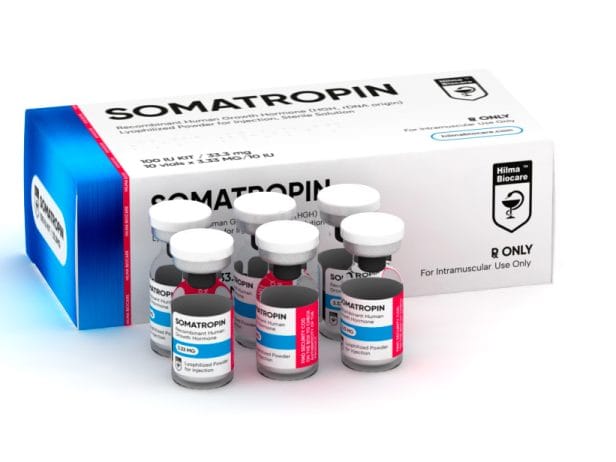 Hilma Biocare – HGH SOMATROPIN – 100IU / 10vials (Poudre)